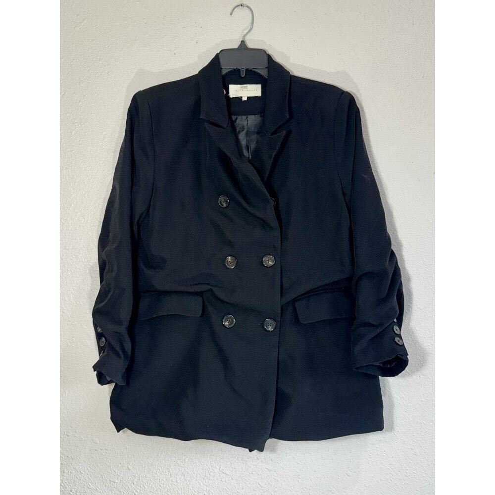 FrenchMauve Blazer Black Double-Breasted NWT Size L
